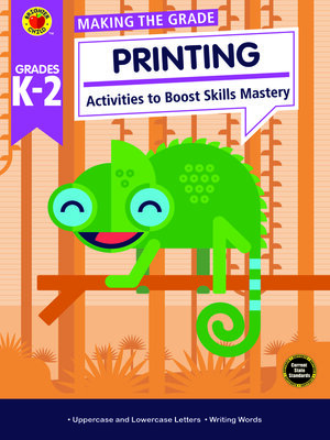 cover image of Making the Grade Printing, Grades K--2